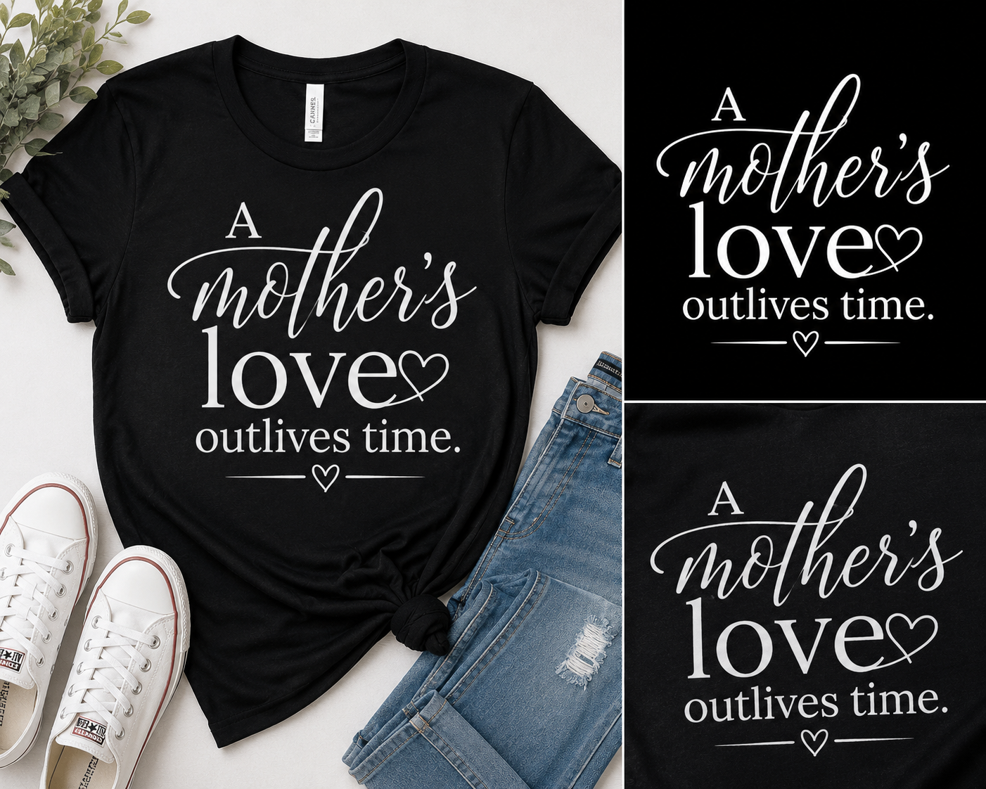 Heaven Holds My Mother™ Memorial T-Shirt